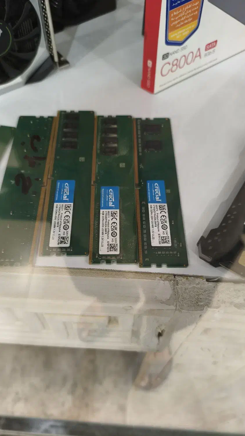 رم ۸ گیگ باس ۳۲۰۰|قطعات و لوازم جانبی رایانه|کیش, |دیوار