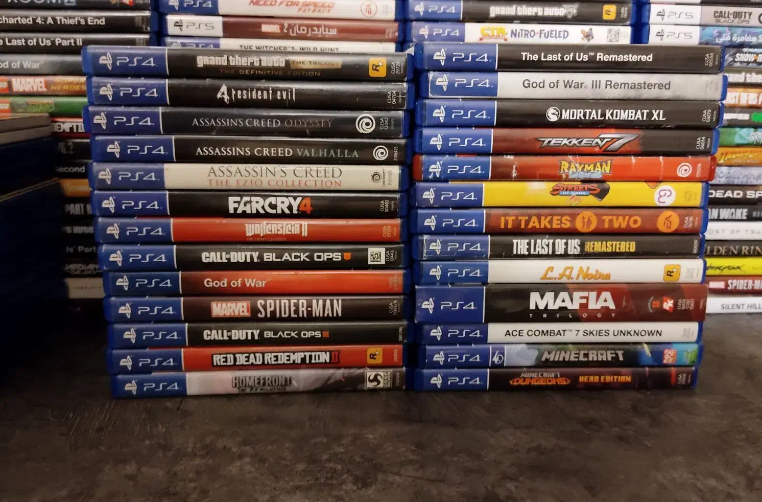مجموعه بازی های دیسکی Ps4 و Ps5|کنسول، بازی ویدئویی و آنلاین|تبریز, |دیوار
