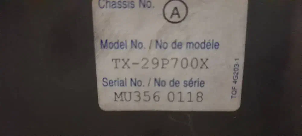 تلویزیون رنگی۲۹ اینچ پاناسونیک|تلویزیون و پروژکتور|اهواز, فاز ۲ پادادشهر|دیوار