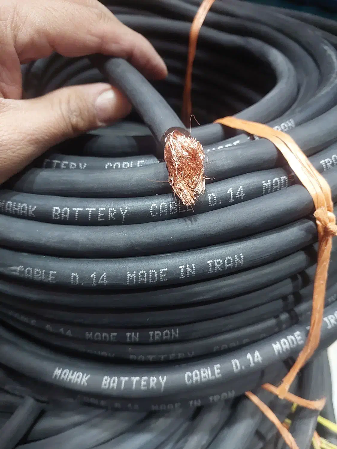 کابل جوشکاری سایز ۱۴ خالص مس محک کابل جوش|مصالح و تجهیزات ساختمان|شیراز, بازار|دیوار