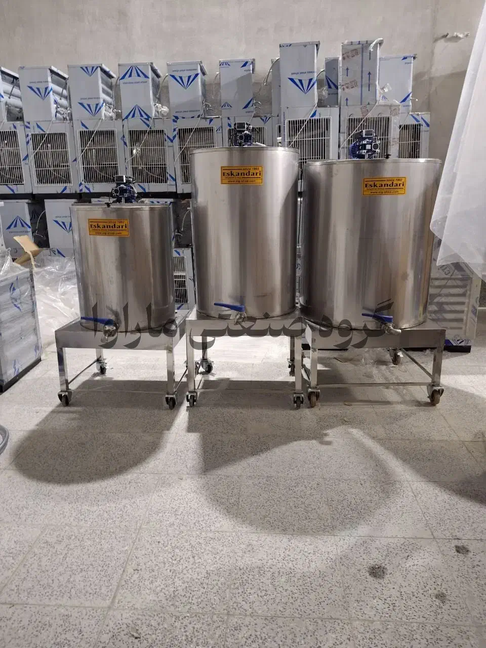 کره گیر کره گیری از شیر ماست دوغزن برقی 400 لیتری|سایر لوازم برقی|بجنورد, |دیوار