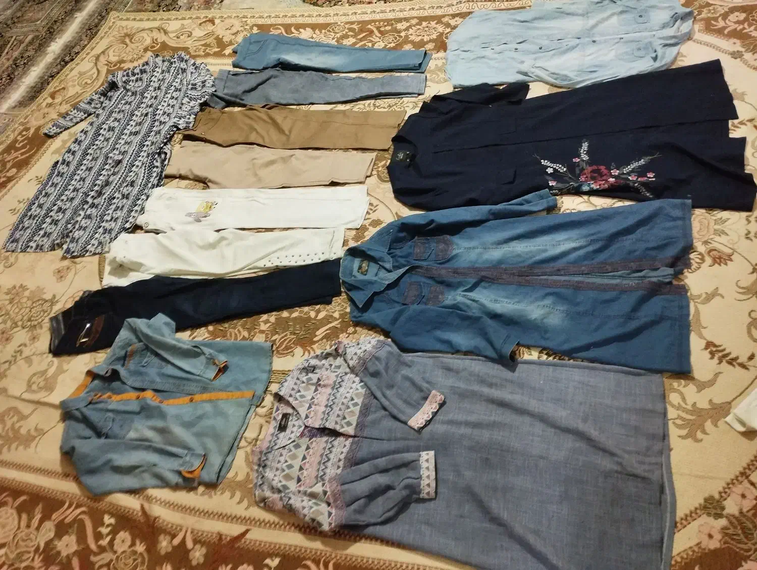 مانتو و شلوار و پالتو دخترانه|لباس|گناباد, |دیوار