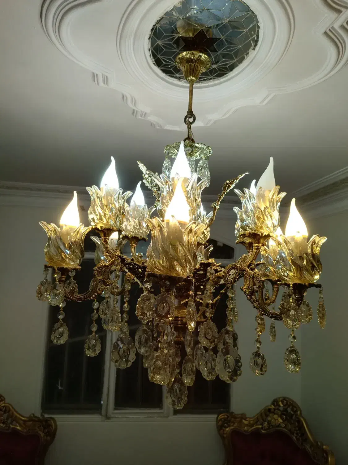 لوستر برنز|لوستر و چراغ آویز|شهریار, شهریار|دیوار