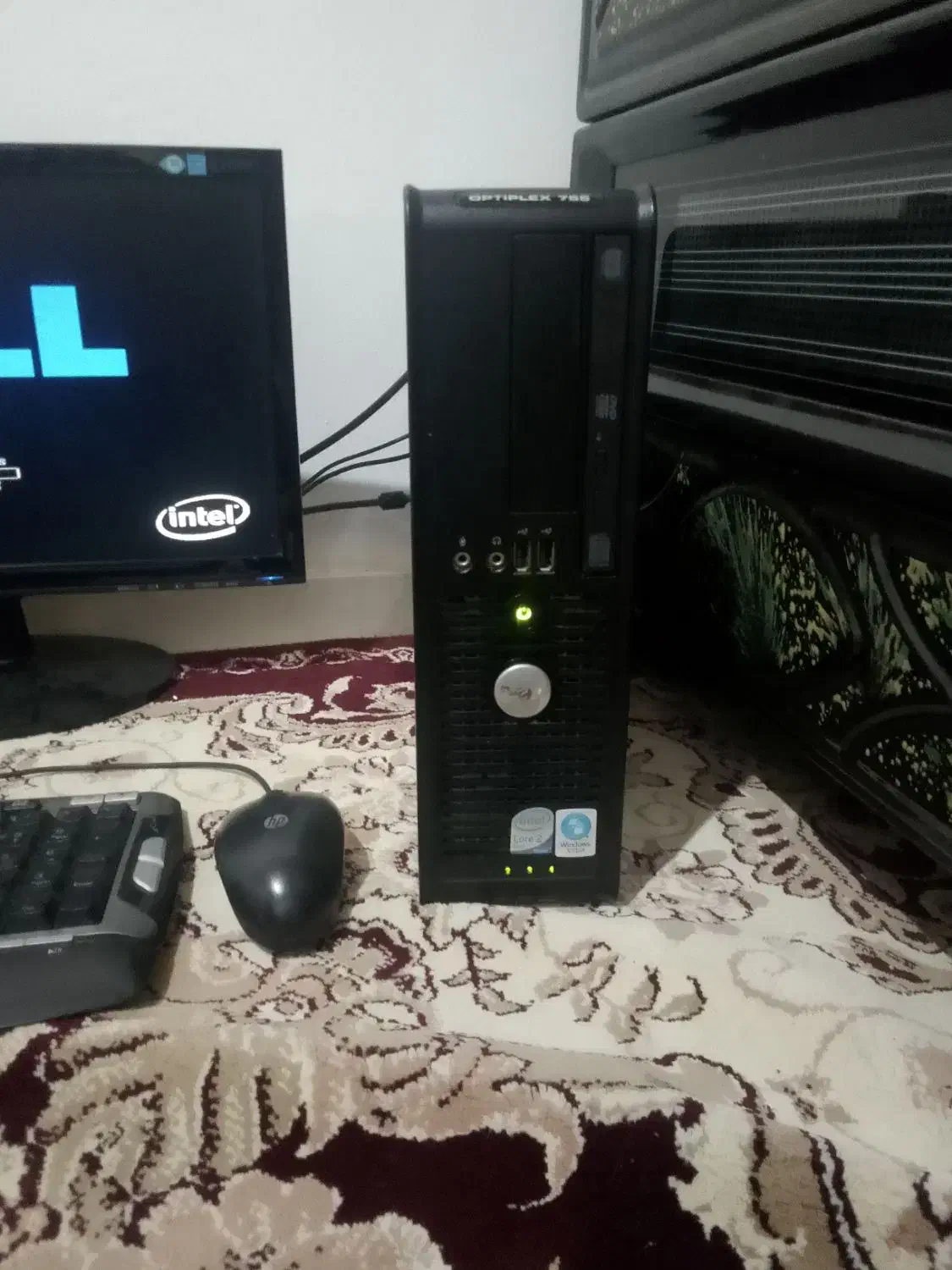 مینی کیس با مانیتور|رایانه رومیزی|عباس‌آباد, |دیوار