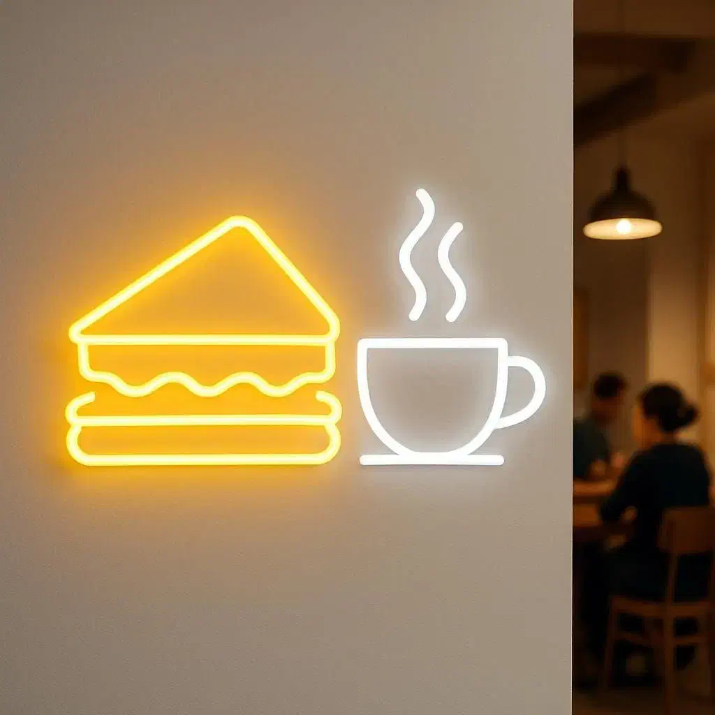 تابلو ال ای دی نئون نعون کافه قهوه فنجان کافی شاپ|فروشگاه و مغازه|تهران, شهرک ولیعصر جنوبی|دیوار