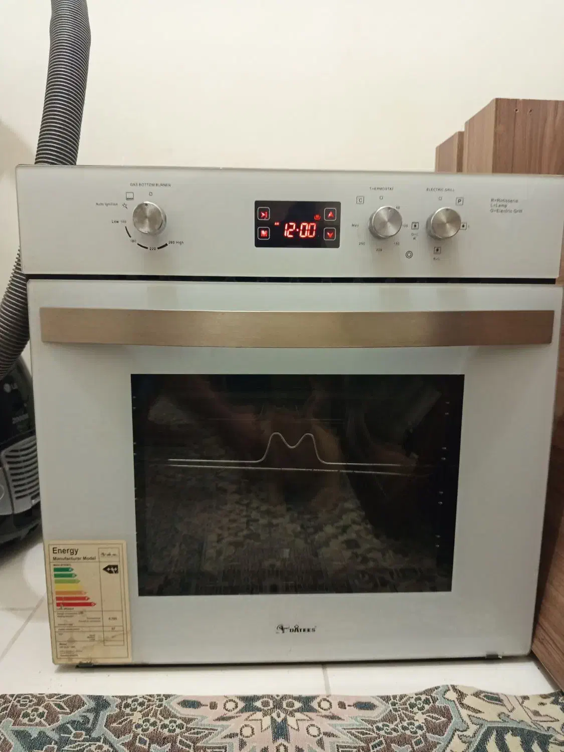 فر توکار گاز و برق داتیس|اجاق گاز و لوازم برقی پختوپز|پرند, فاز ۶|دیوار