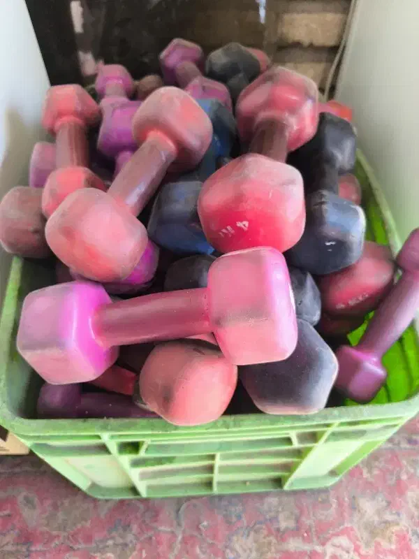 دمبل بدنسازی از یک کیلو تا چهار کیلو|تجهیزات ورزشی|نسیمشهر, |دیوار