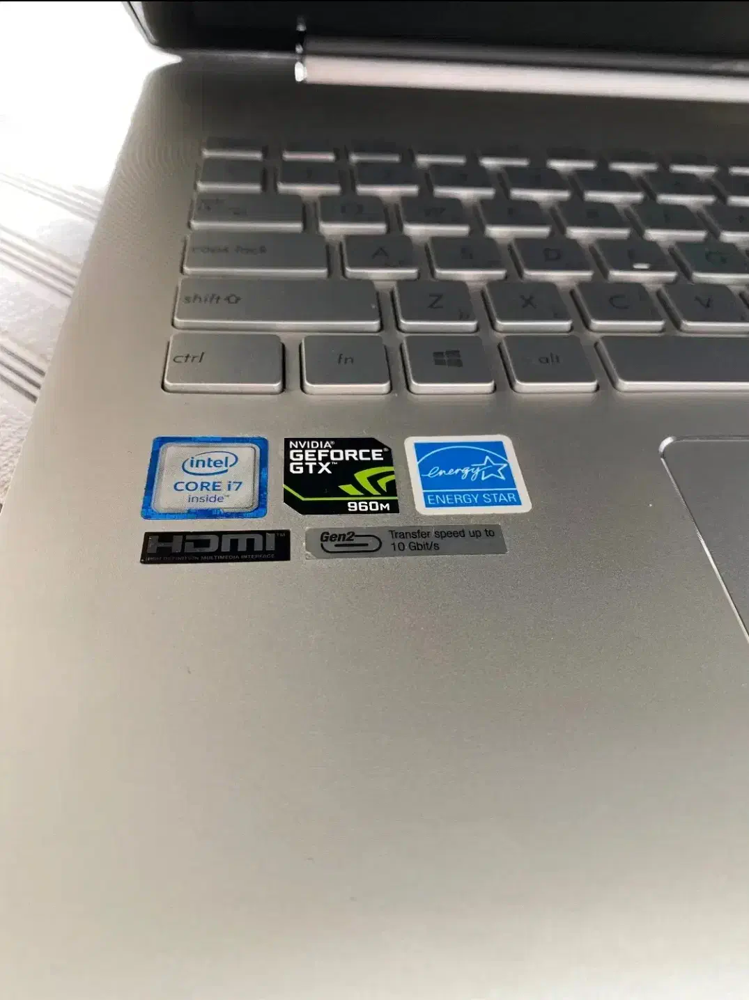 لپتاپ ایسوس تاچ مدل core i7/geforce960m/asus n501v|رایانه همراه|شیراز, معالی‌آباد|دیوار