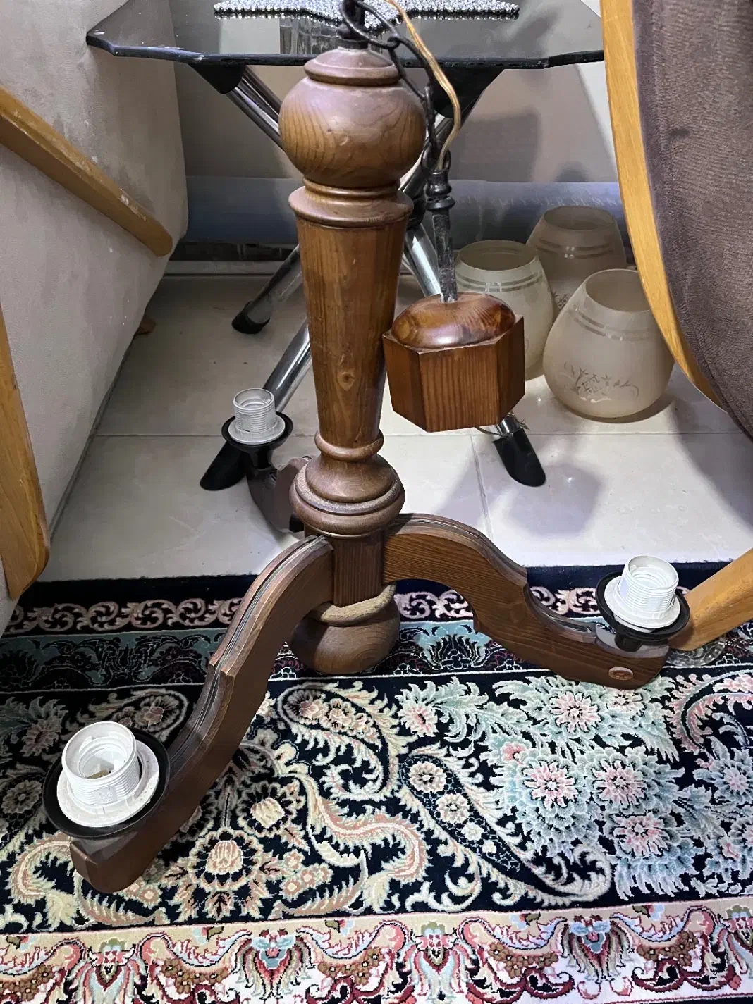 لوستر چوبی|لوستر و چراغ آویز|پاکدشت, پاکدشت (مامازند)|دیوار