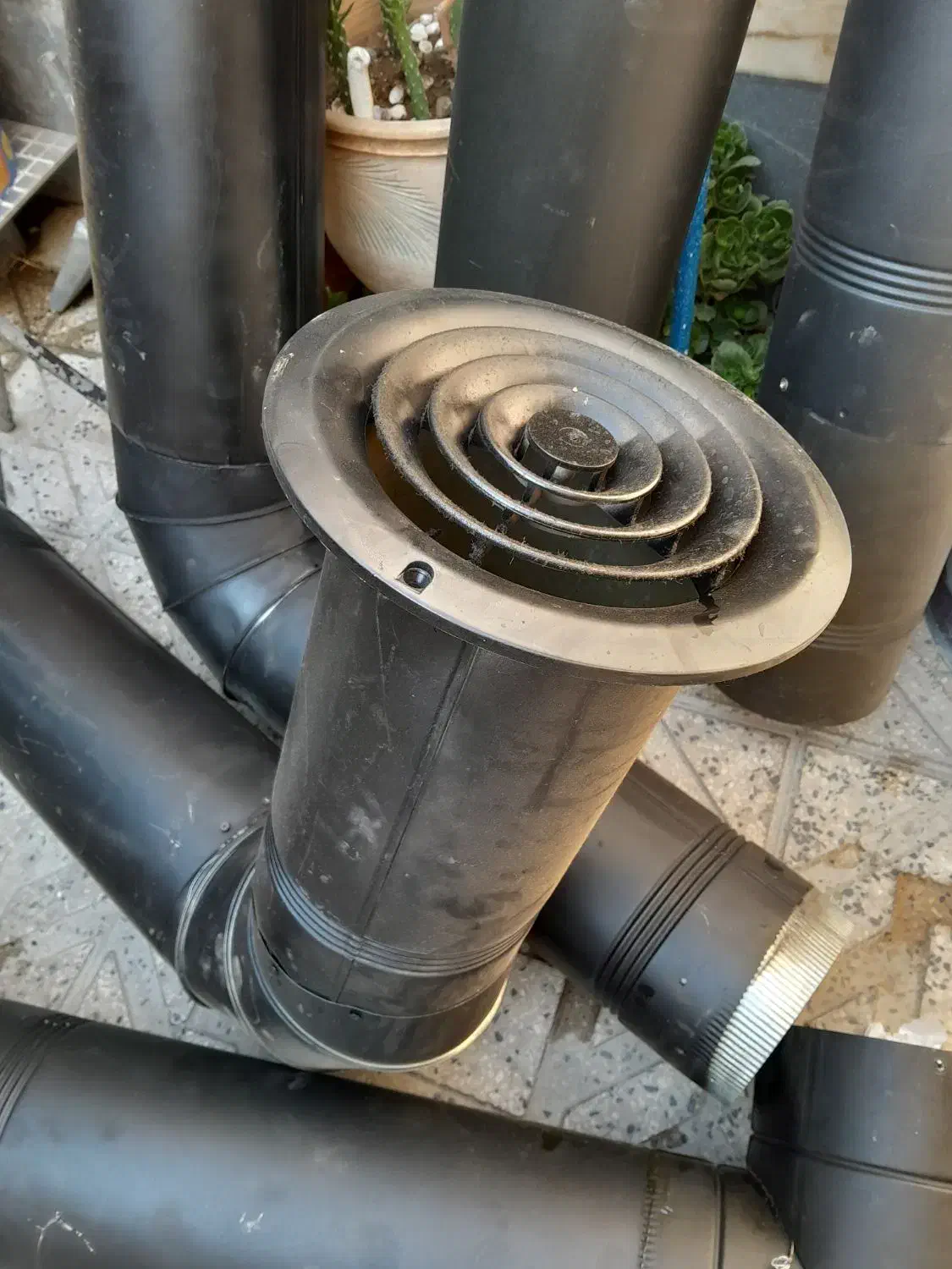 کلاهک ولوله گالوانیزه|مصالح و تجهیزات ساختمان|ری, امین آباد|دیوار