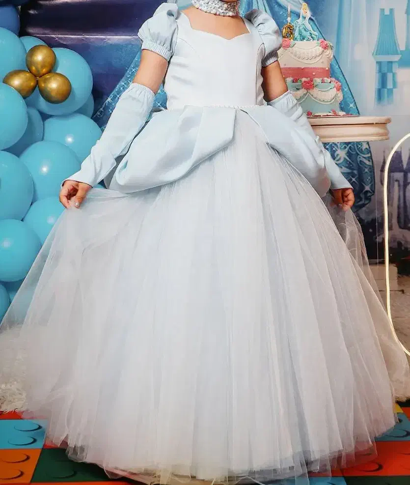 پیراهن مزون دوزی سیندرلایی|کفش و لباس بچه|رشت, دیانتی|دیوار