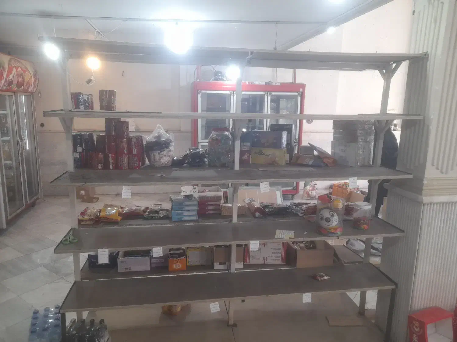 قفسه آهنی سنگین و مقاوم|کتابخانه، شلف، قفسه‌های دیواری|قم, الوندیه و گذر صادق|دیوار