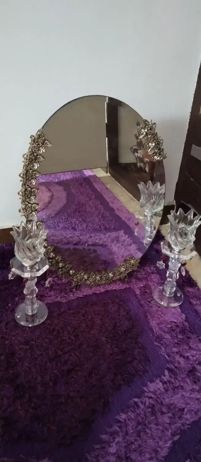 آیینه و شمعدون|آینه|هادی شهر, |دیوار