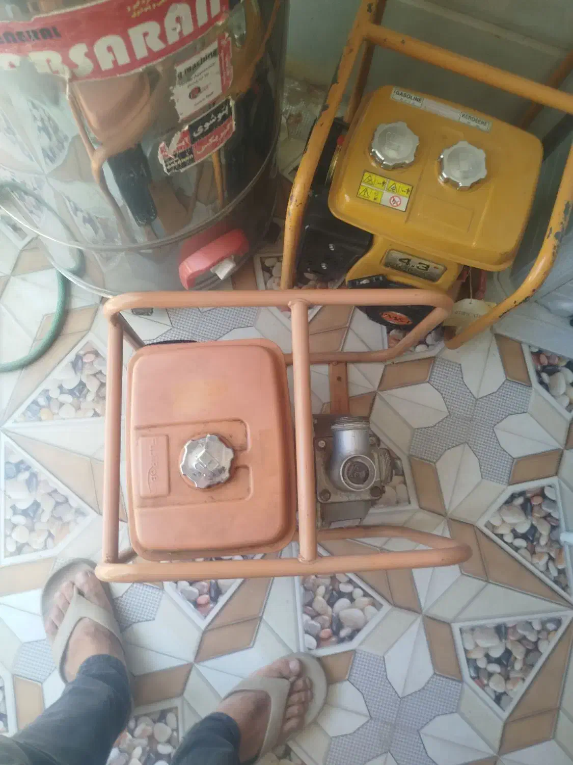 دو عدد موتور  موتور آب روبین دو اینچ و ویبراتور|ابزارآلات|خرم‌آباد, |دیوار