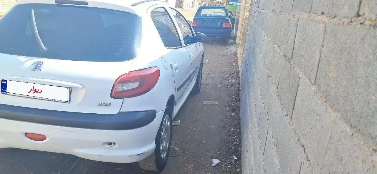 پژو۲۰۶مدل۸۹|خودرو سواری و وانت|تربت جام, معدآباد|دیوار