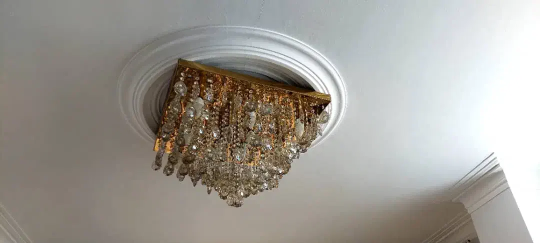 لوستر سقفی ۱۶شعله|لوستر و چراغ آویز|قزوین, |دیوار