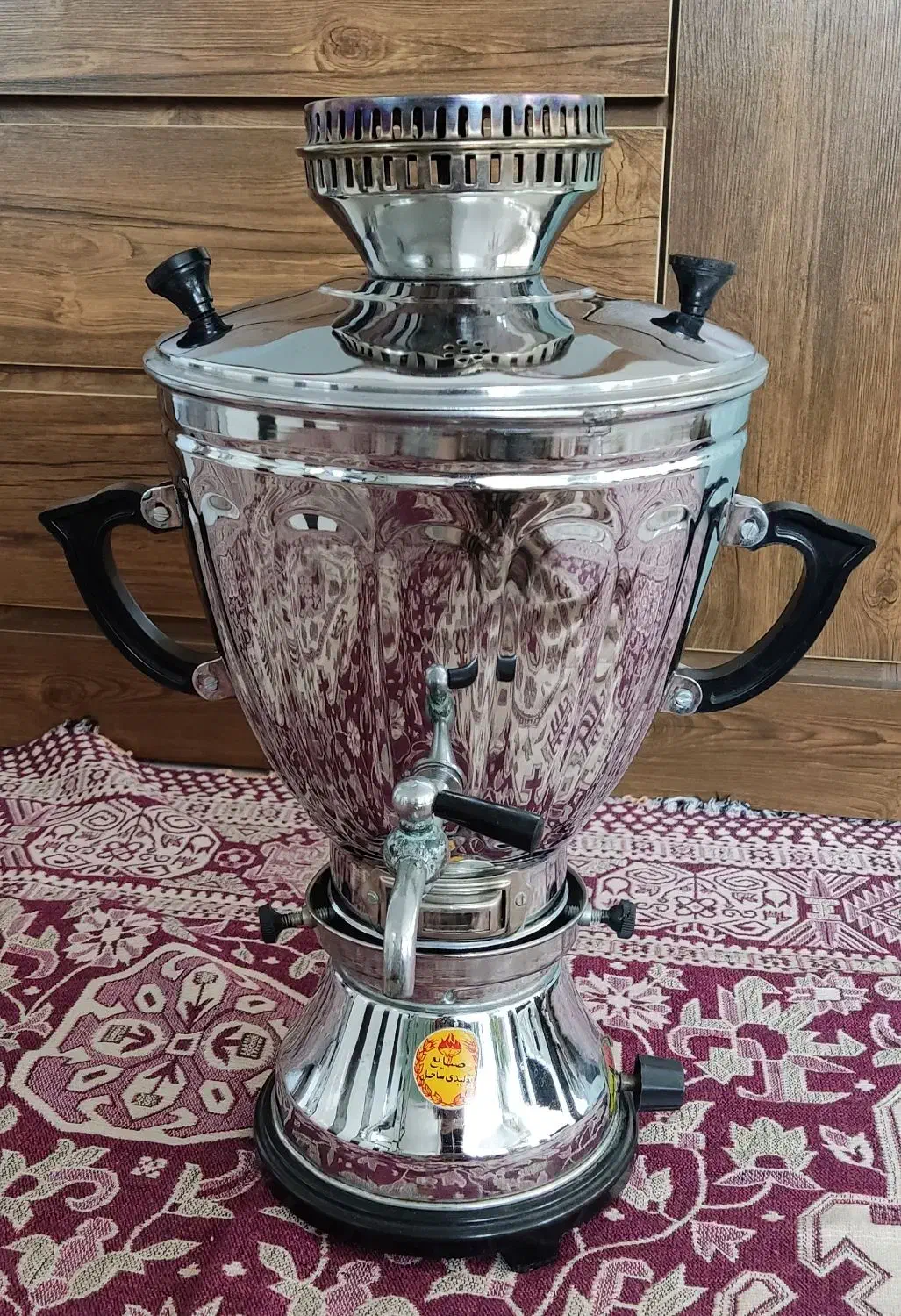 سماورگازی قدیمی جنس ضخیم|سماور، چایساز، قهوهساز|تبریز, |دیوار
