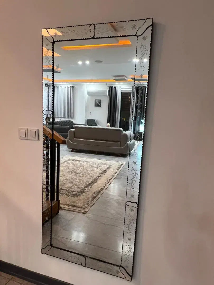 آیینه قدی ونیزی وجای دستمال کاغذی|آینه|رویان, |دیوار