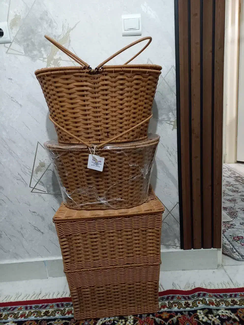 سبد کاربردی،و دستبافت|ظروف سرو و پذیرایی|چهاردانگه (تهران), |دیوار