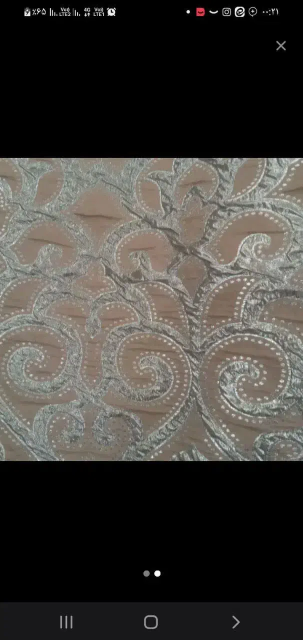 پارچه دستک پرده خیلی شیک وقشنگ|پرده، رانر، رومیزی|مشهد, پنجتن|دیوار