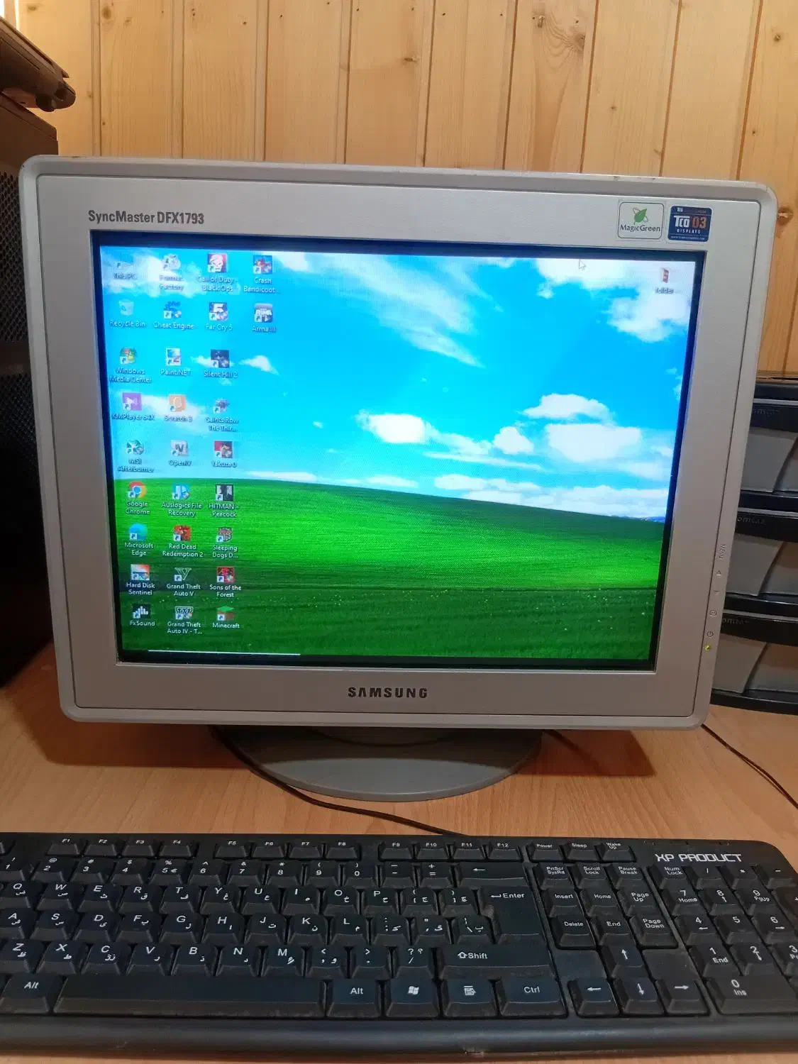 مانیتور crt سامسونگ|قطعات و لوازم جانبی رایانه|محمدشهر, محمدشهر|دیوار