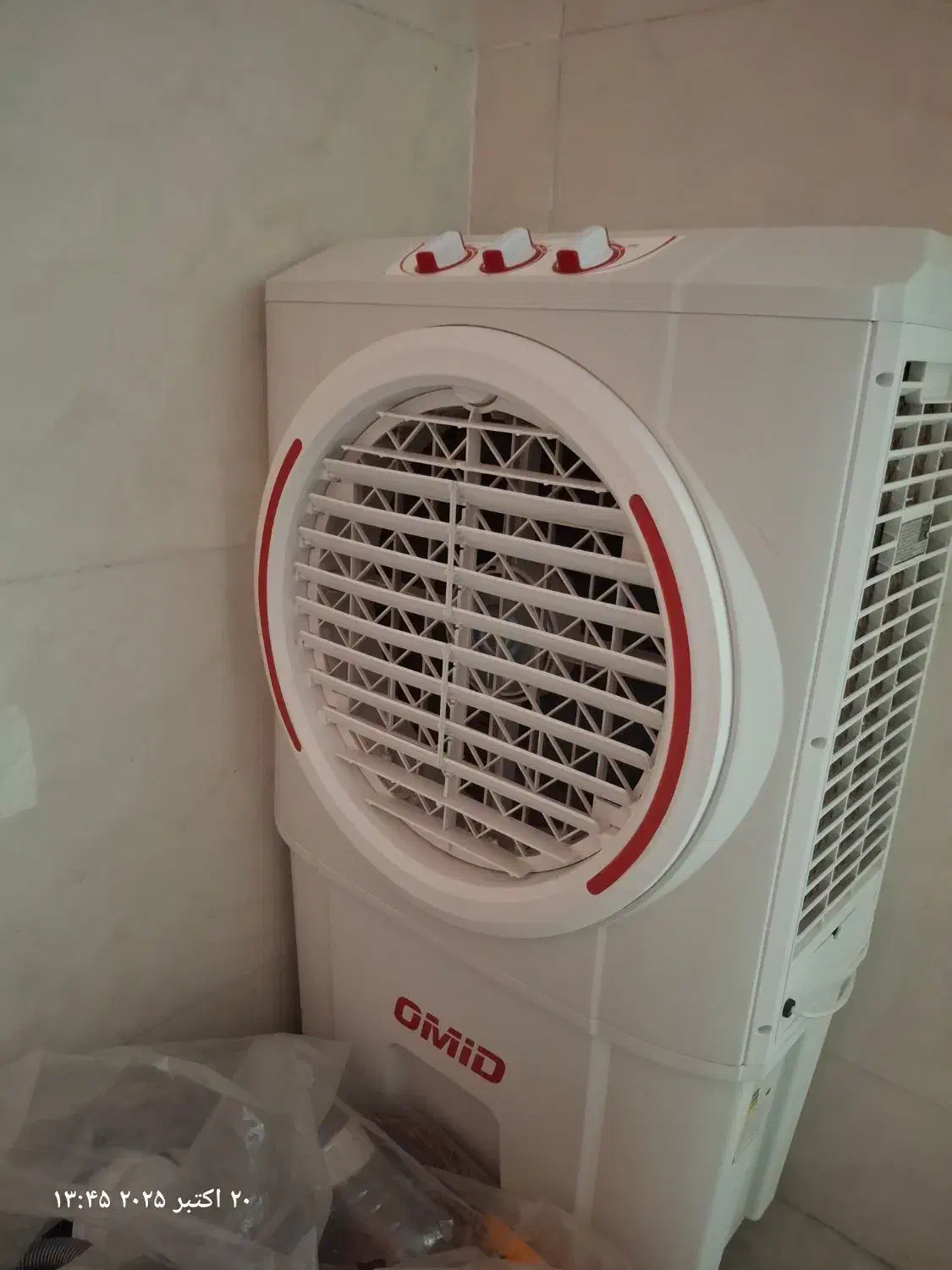 کولر آبی ایستاده متحرک سلولزی|کولر آبی|فولادشهر, C4|دیوار