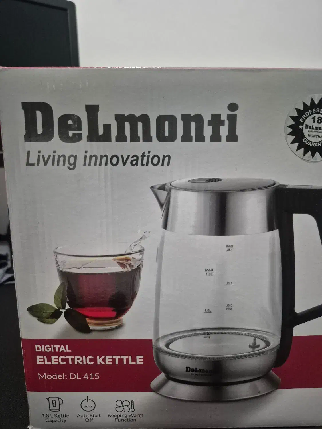 کتری برقی دلمونتی|سماور، چایساز، قهوهساز|شیروان (خراسان), |دیوار