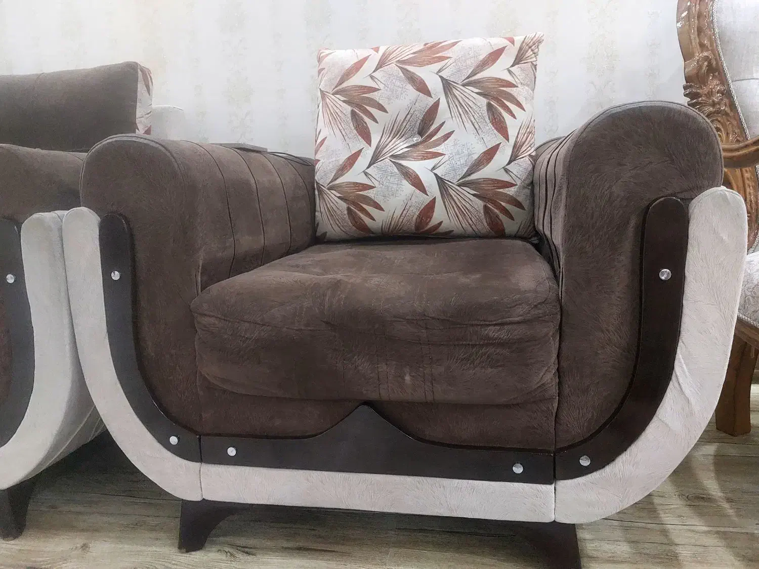 مبل خانگی ۸ نفره بدون عیب|مبلمان خانگی و میز عسلی|سقز, |دیوار