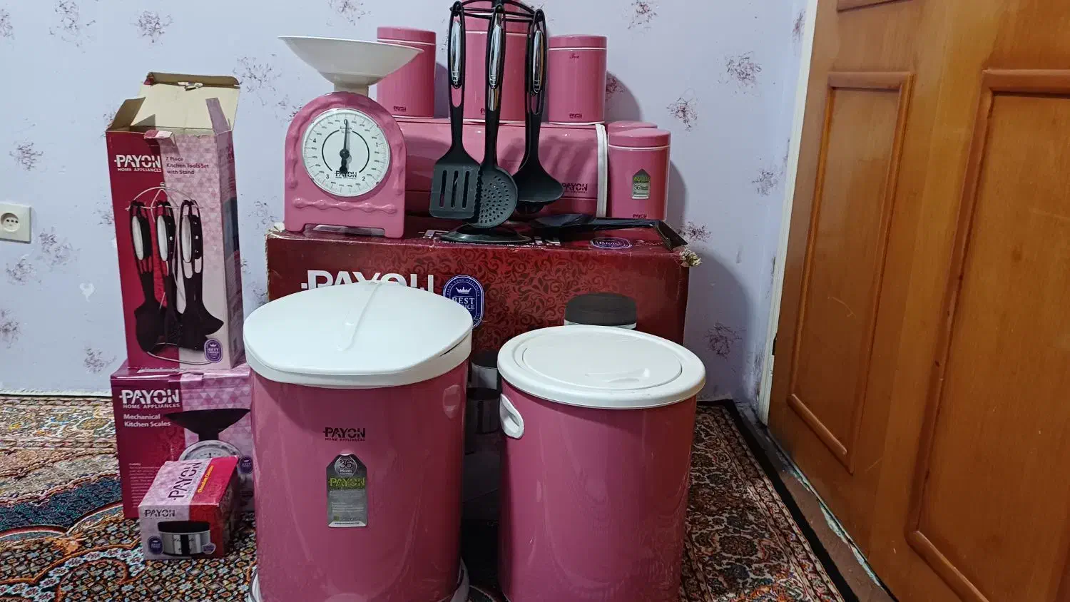 سرویس آشپزخانه مارک پایون|ظروف نگهدارنده، پلاستیکی، یک‌بارمصرف|اردبیل, |دیوار