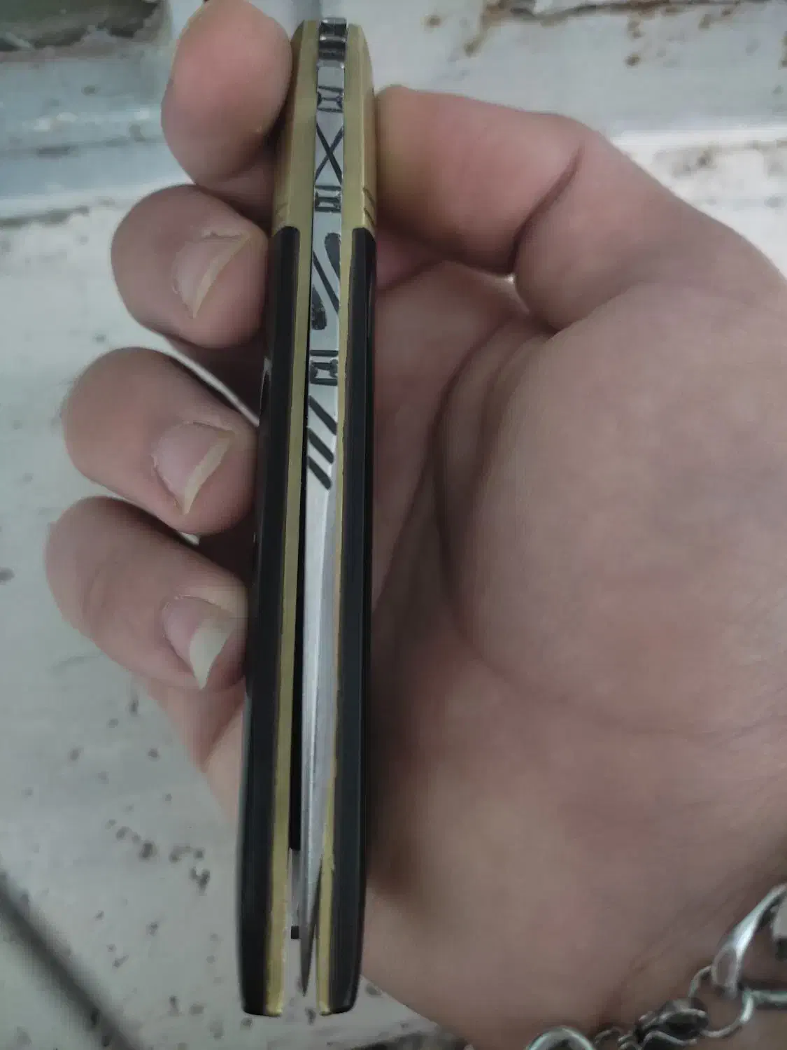 چاقو دنده ای نایاب|کلکسیون اشیاء عتیقه|ایلام, |دیوار