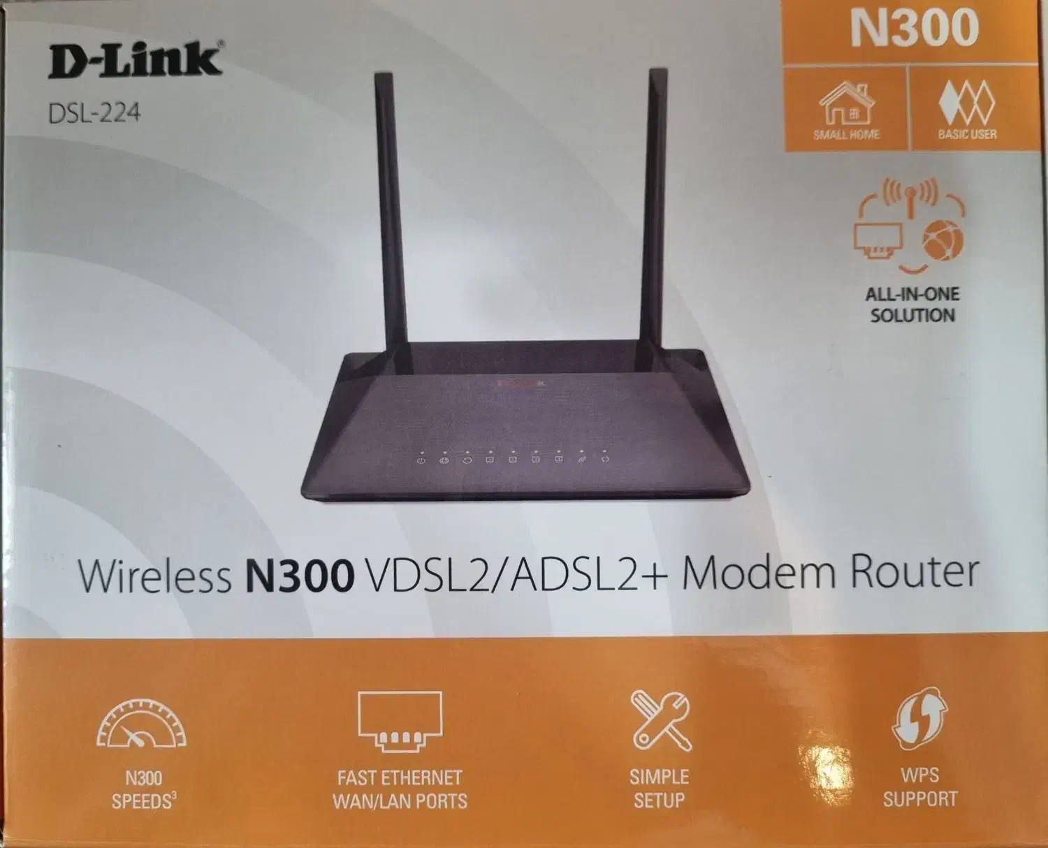 modem Dlink dsl vdsl 224 n300|مودم و تجهیزات شبکه|شیراز, قدوسی غربی|دیوار