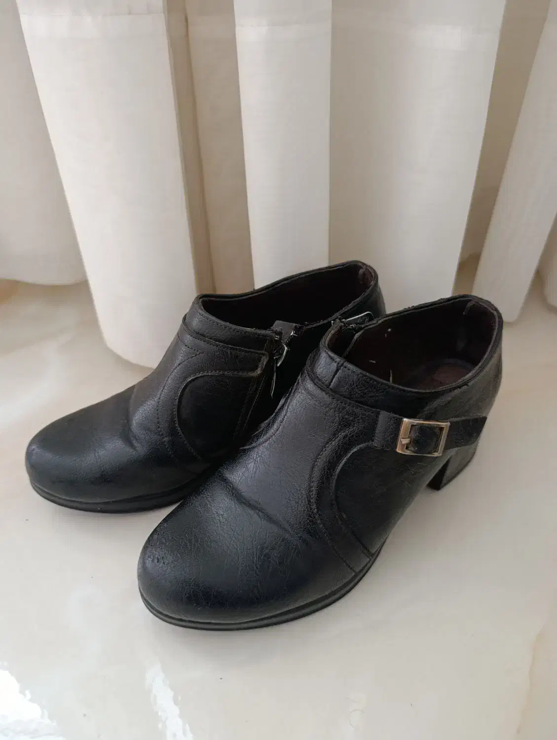 نیم بوت( پوتین) زنانه سایز ۳۷|کیف، کفش، کمربند|اسفراین, |دیوار