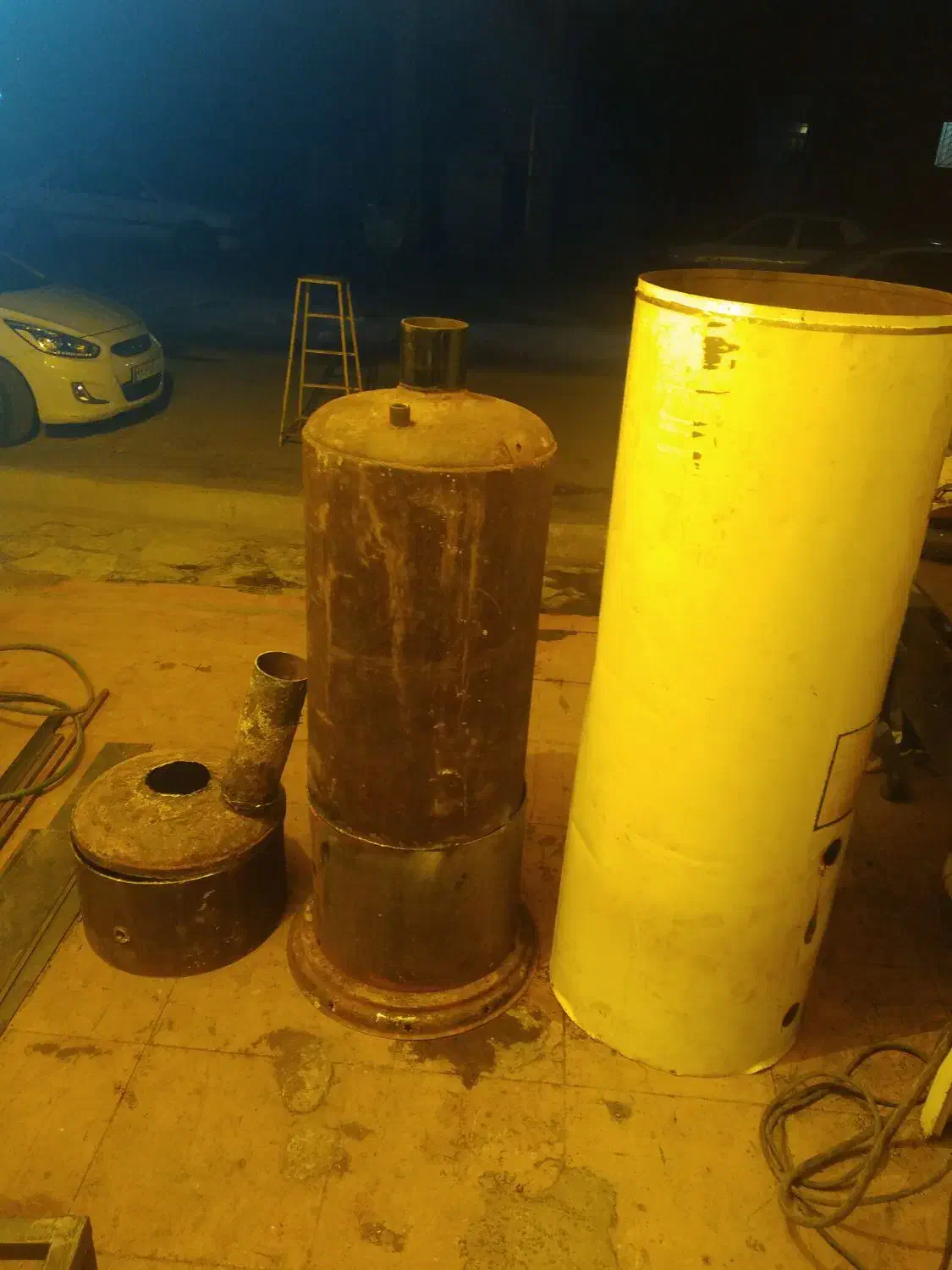 جوشکاری ورقکاری تعویض کف آبگرمکن مخزنی|آبگرمکن، پکیج، شوفاژ|دوگنبدان, |دیوار