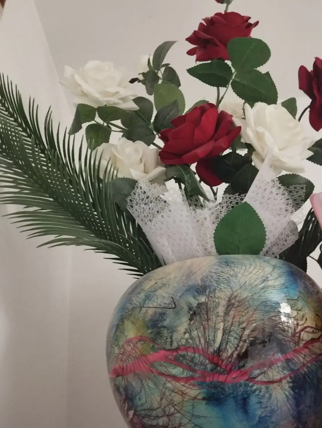 گل مصنوعی زیبا|گل مصنوعی|خوی, |دیوار