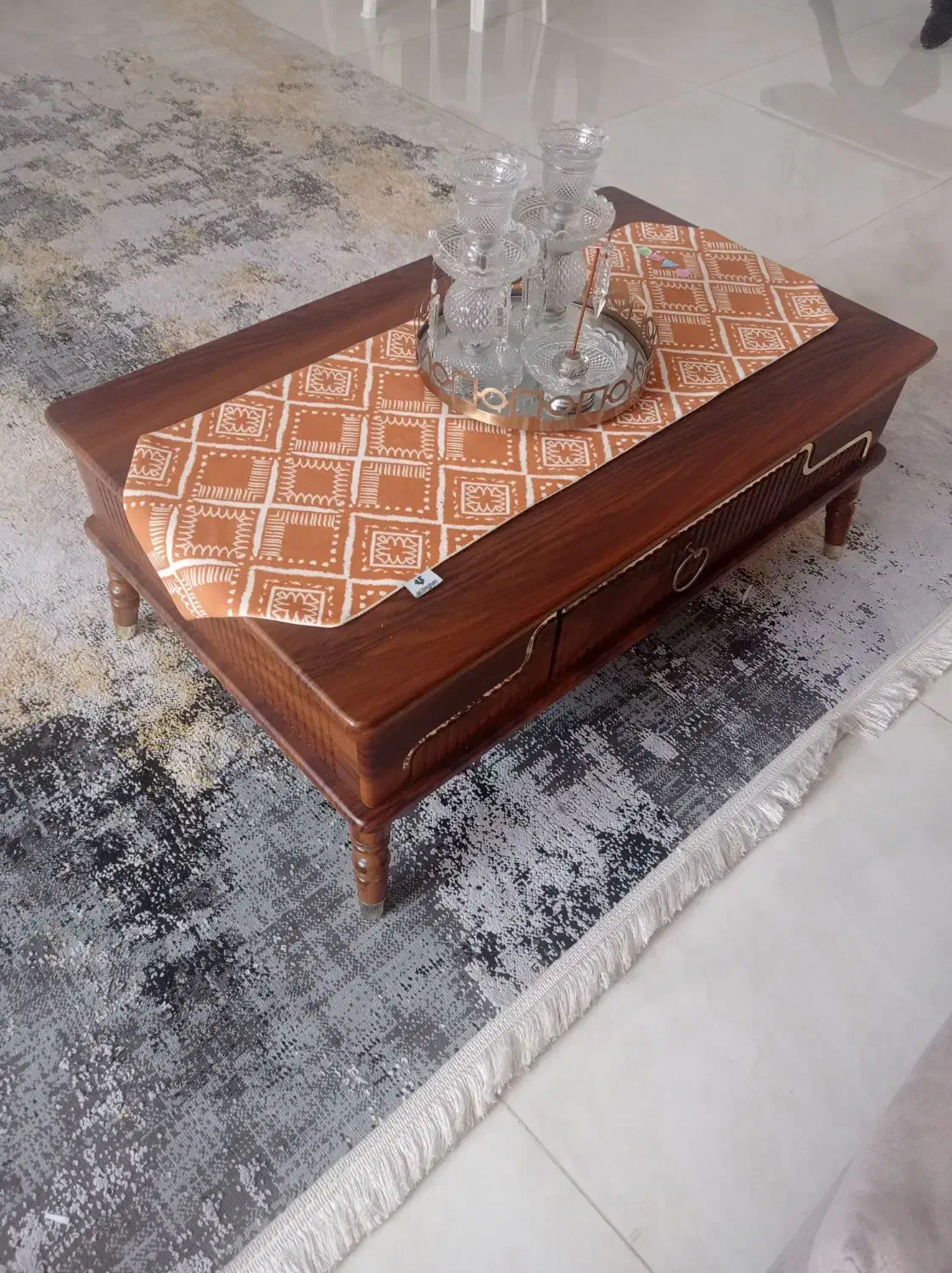 میز وسط و سه عدد عسلی نو|مبلمان خانگی و میز عسلی|ساری, |دیوار