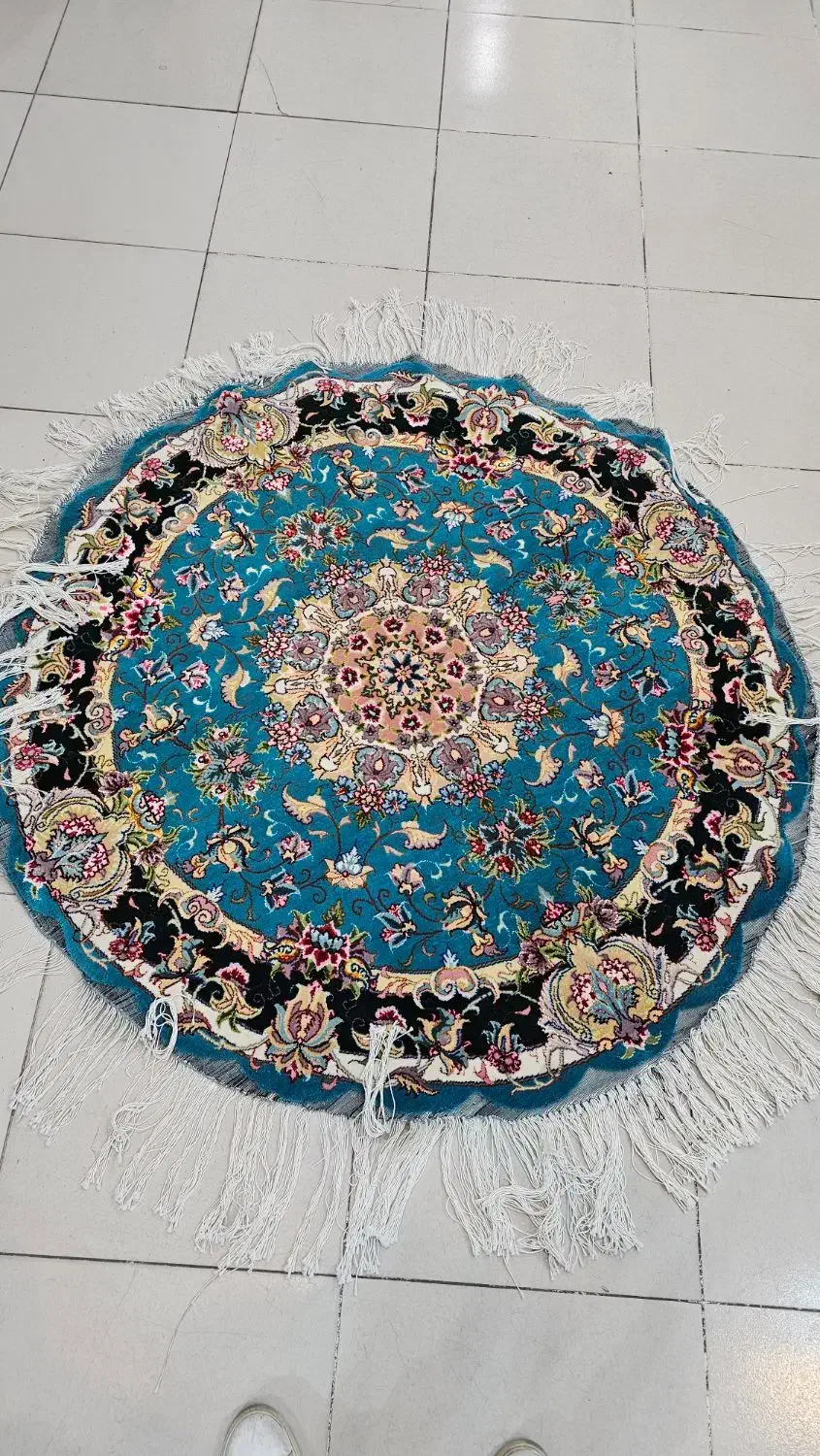 فرش سالاری گرد قطر ۱.۵|فرش|تبریز, |دیوار