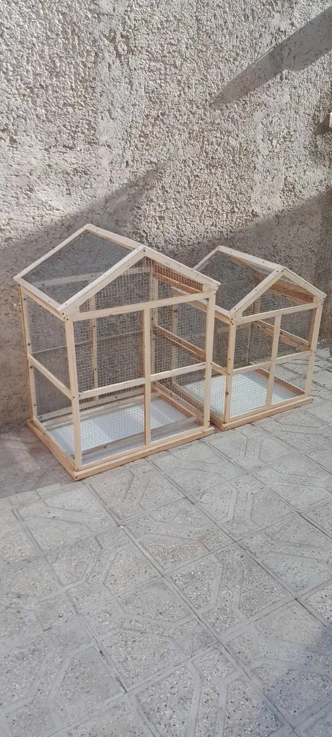 قفس چوبی برای عروس هلندی مرغ عشق قناری فنچ|لوازم جانبی حیوانات|بیرجند, |دیوار