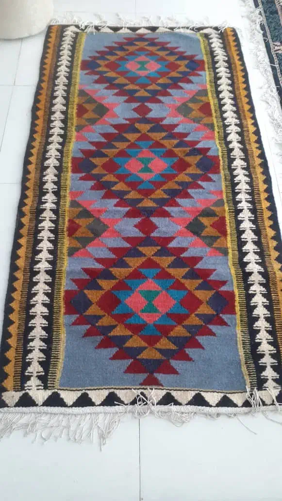 گلیم دستباف طرح گپ|فرش|یزد, |دیوار