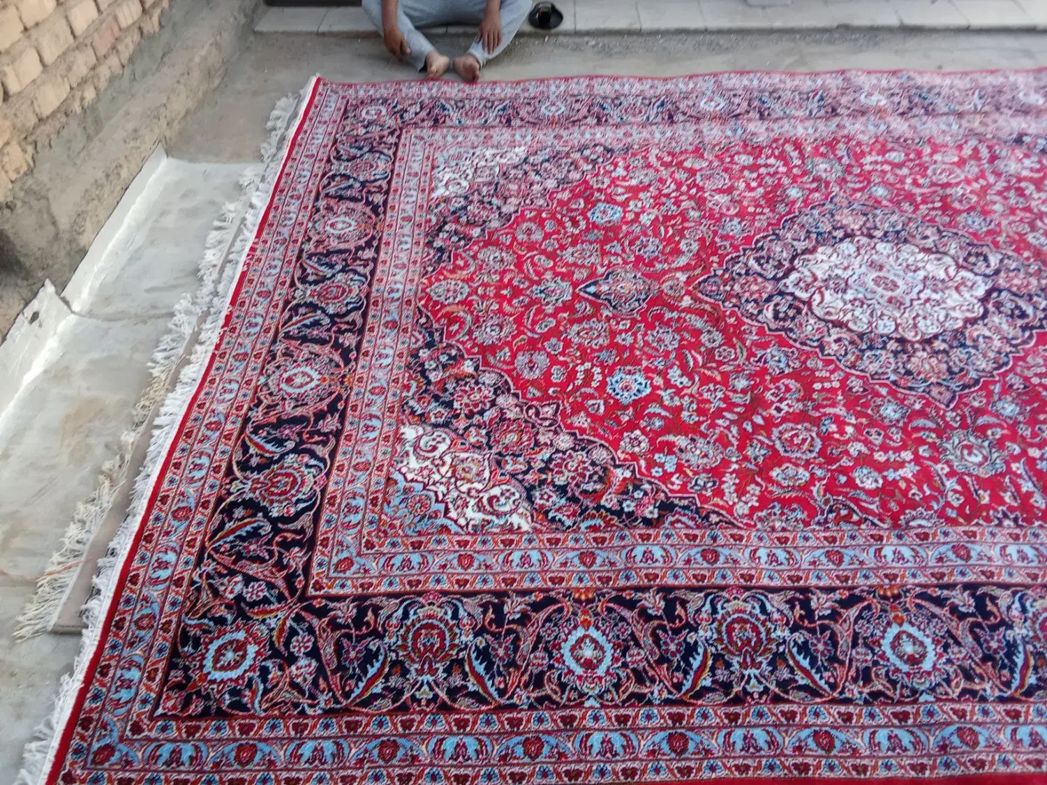 فرش|فرش|قم, چهل اختران|دیوار