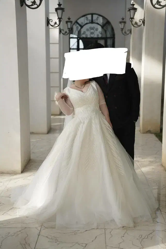 لباس عروس سایز ۴۴-۴۶|لباس|رامسر, |دیوار