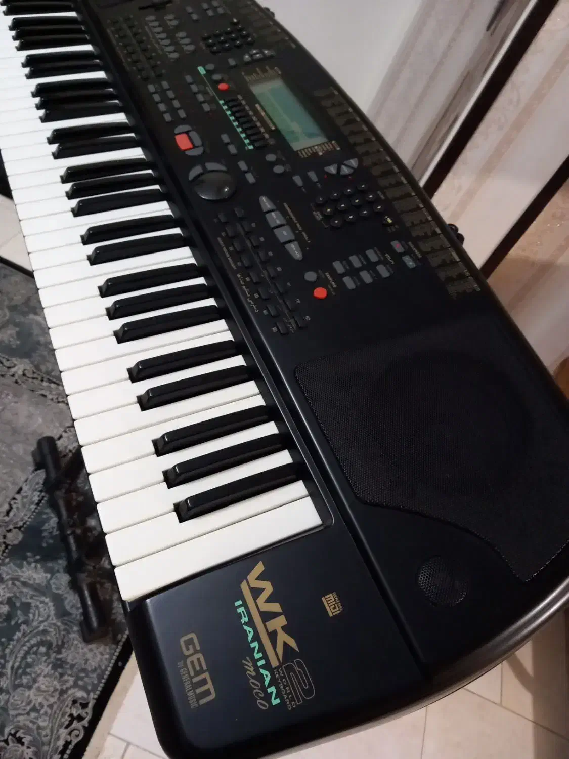 ارگ کیبوردپیانو اورینتال wk2مشکی رنگ ETL2|پیانو، کیبورد، آکاردئون|فردیس, فرامرزیه|دیوار