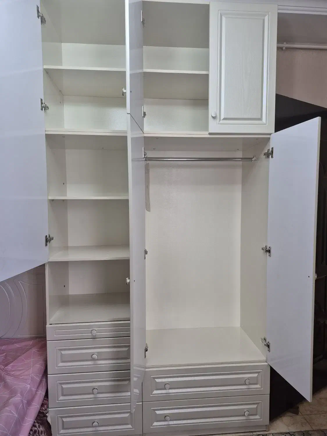 کمد(بدنه ام دی اف و درب ها ممبران) نو،زیرقیمت|جاکفشی، کمد، دراور|رشت, حسین آباد|دیوار