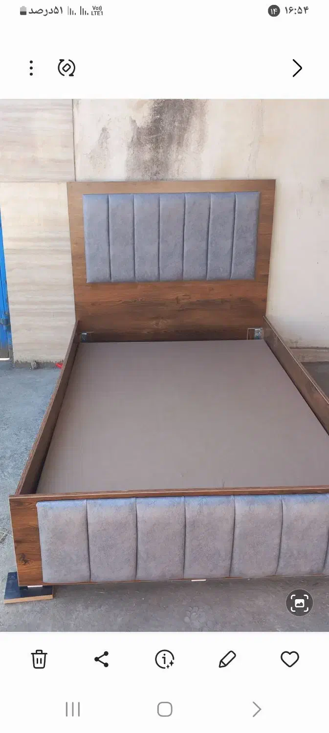 تخت تک ۹۰|تخت و سرویس خواب|پرهسر, |دیوار