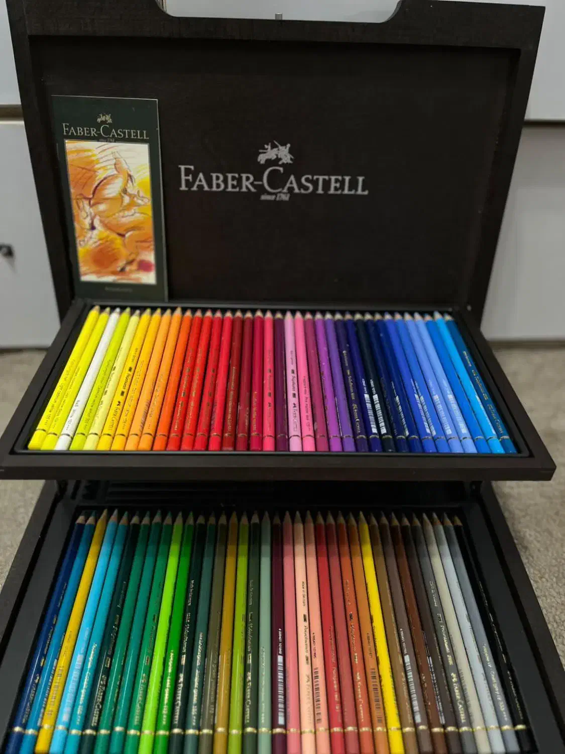 مداد رنگی ۷۲ رنگ فابل کاستر|لوازم التحریر|رشت, منظریه|دیوار