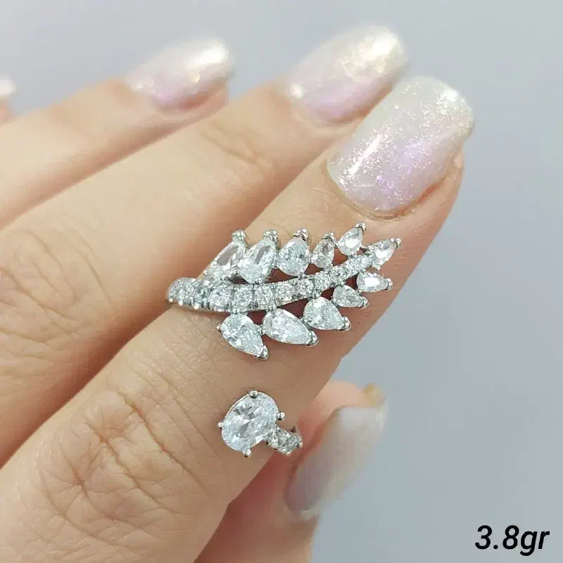 انگشتر برلیان کاری نقره ،هدیه روز زن|جواهرات|همدان, |دیوار