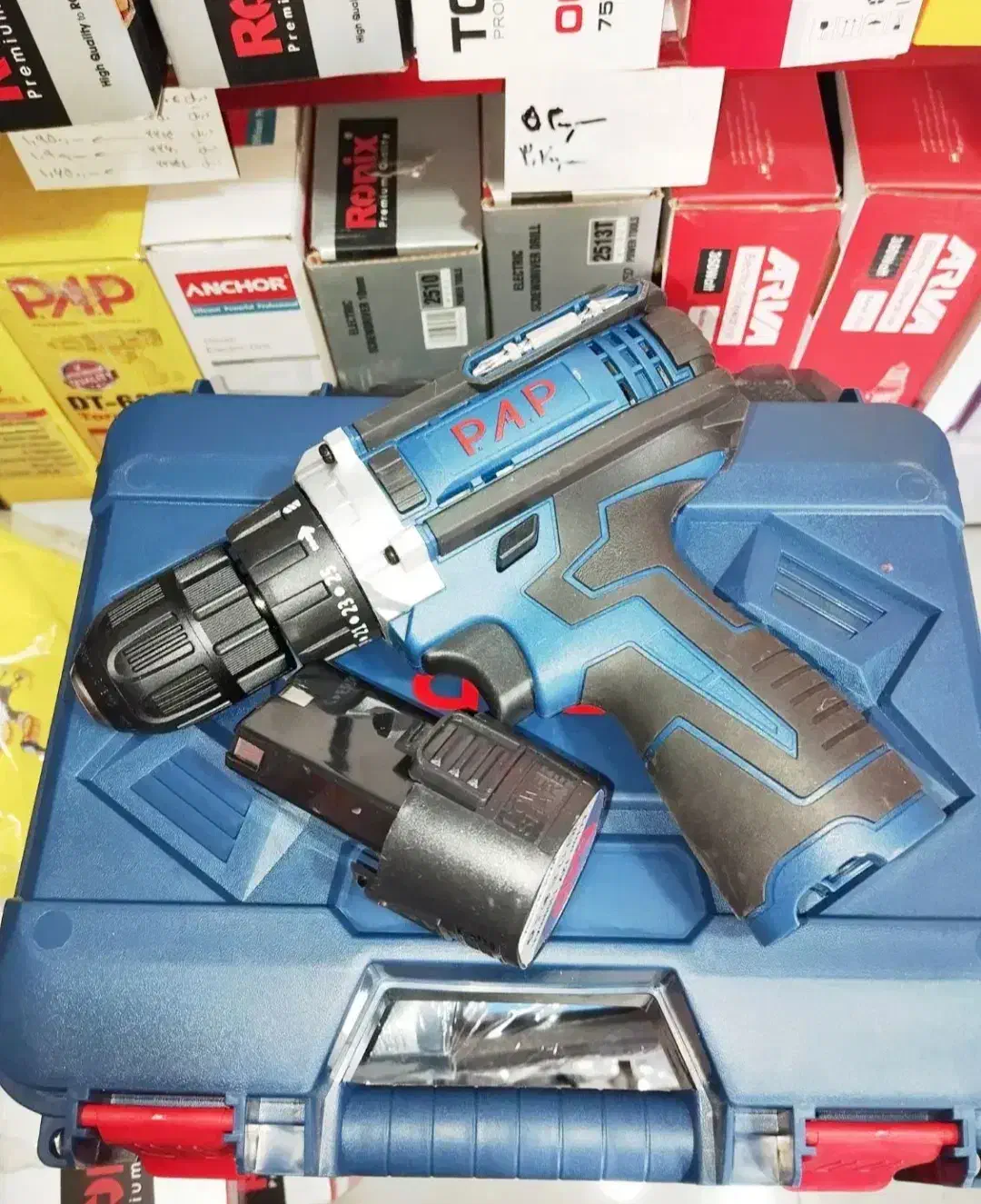 دریل شارژی تک باتری PAP پی ای پی 12ولت گارانتی دار|ابزارآلات|شیراز, شریف‌آباد|دیوار