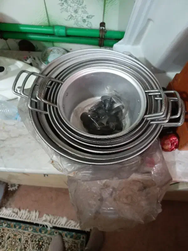 قابلمه طرح تفلون 12پاچه|ظروف پخت‌وپز|قم, کیوانفر|دیوار