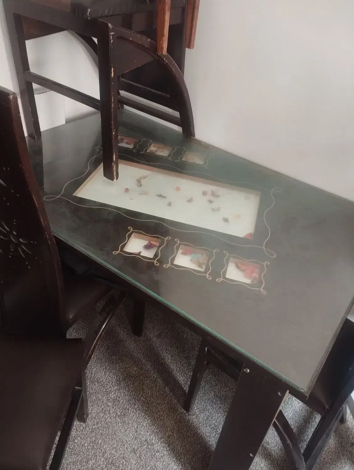 میزنهارخوری 4نفره تمام چوب|میز و صندلی غذاخوری|بجنورد, |دیوار