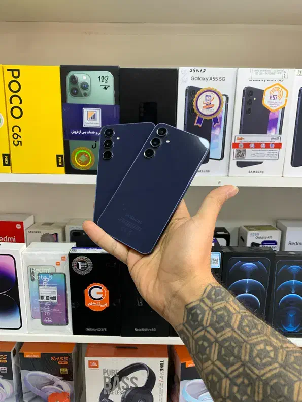 سامسونگ Galaxy A55 با حافظه ۲۵۶ گیگ دارای گارانتی|موبایل|قم, نیروگاه|دیوار