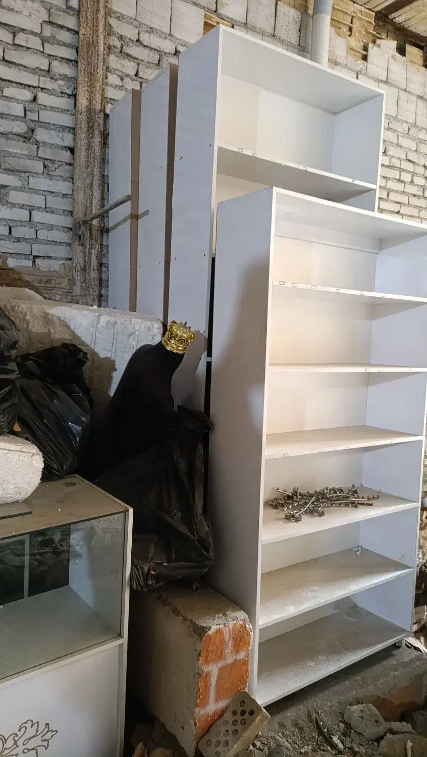 قفسه ویترین|کتابخانه، شلف، قفسههای دیواری|مشهد, حضرت حجت|دیوار